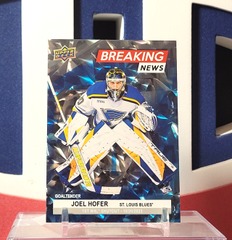 Joel Hofer 2024-25 - Breaking News #BN-24 Upper Deck Series 1